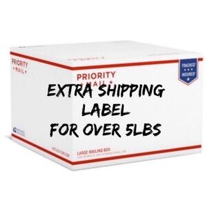 ‼️ 7 POUNDS EXTRA WEIGHT SHIPPING LABEL‼️